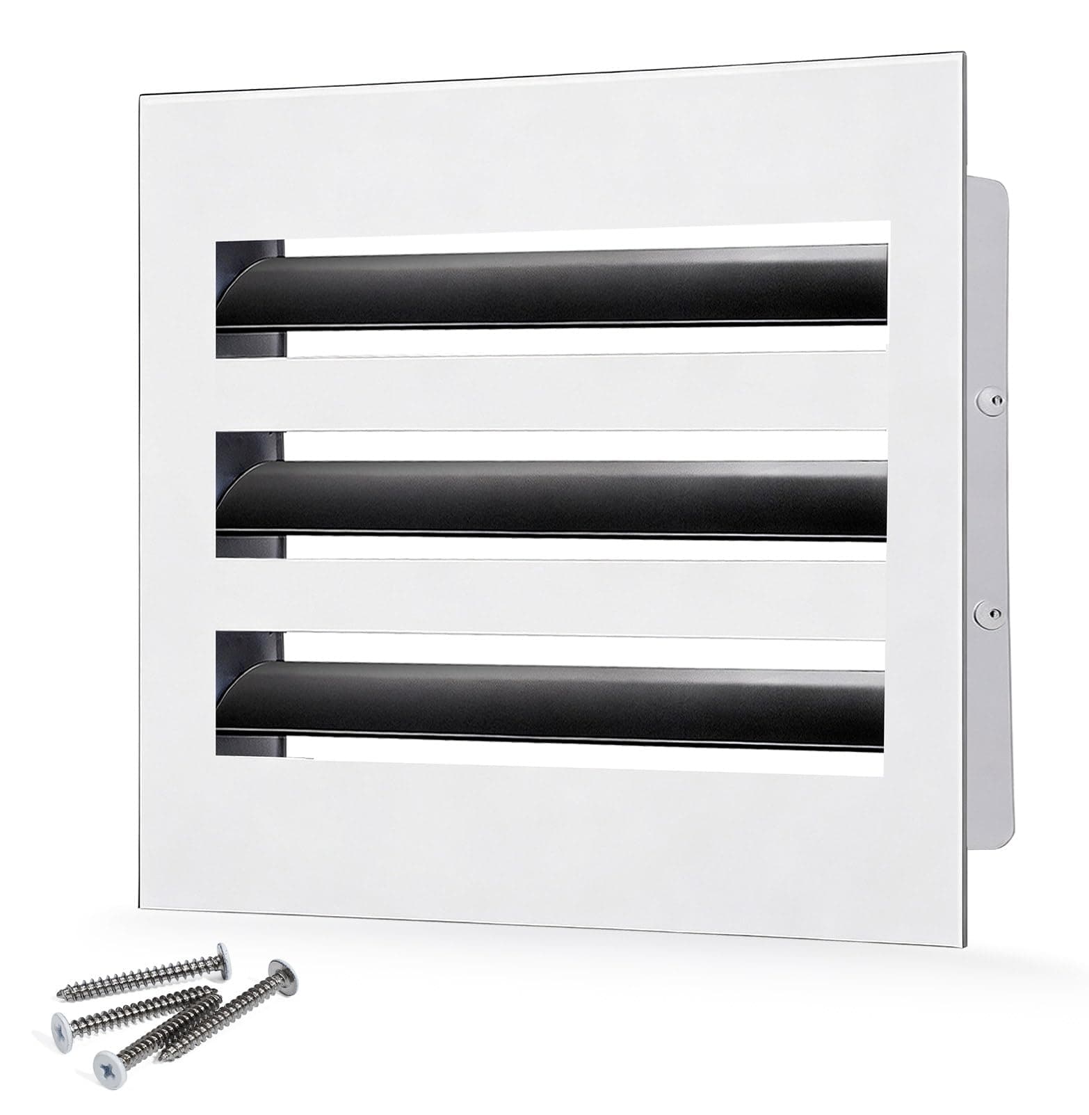 6x6 Modern AC Vent Cover Aluminum - Adjustable Airflow - Hidden Screws
