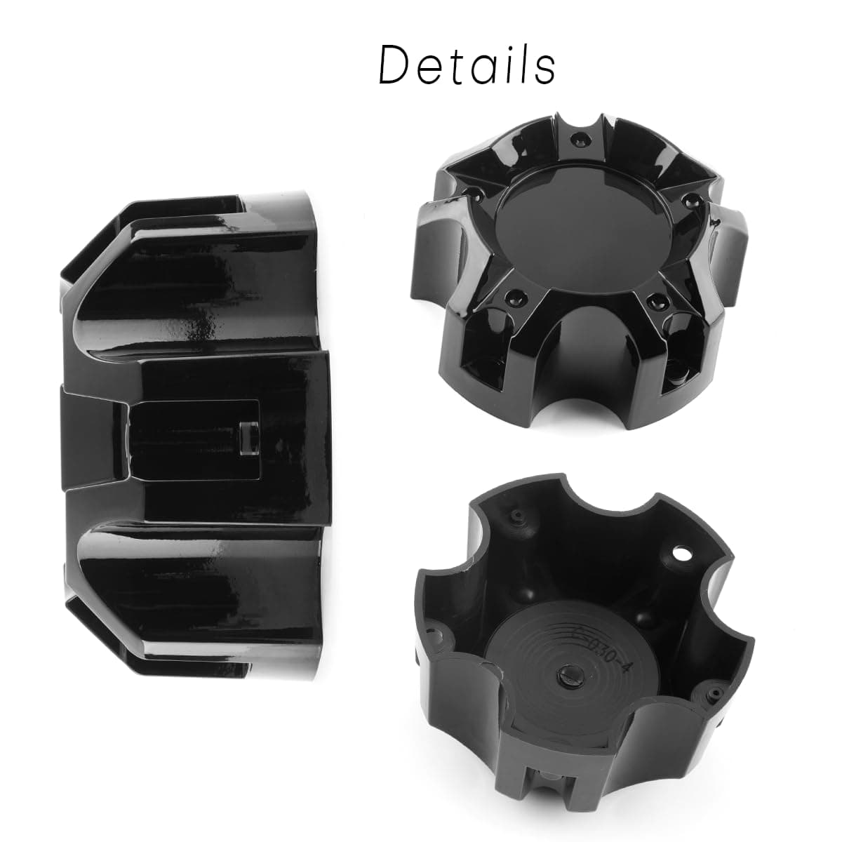 Ballistic Incubus Wheel Center Caps 4.41 inch GTownWorks (3 PACK)