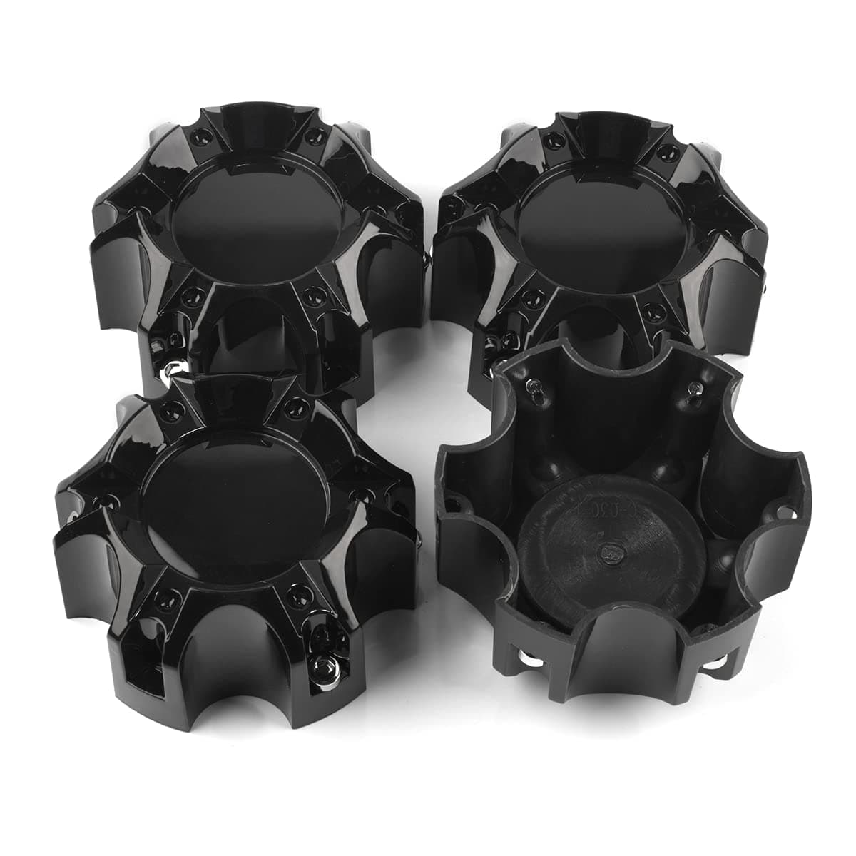 Ballistic Wheel Center Caps - 6-Lug 4.49inch (4-Pack)