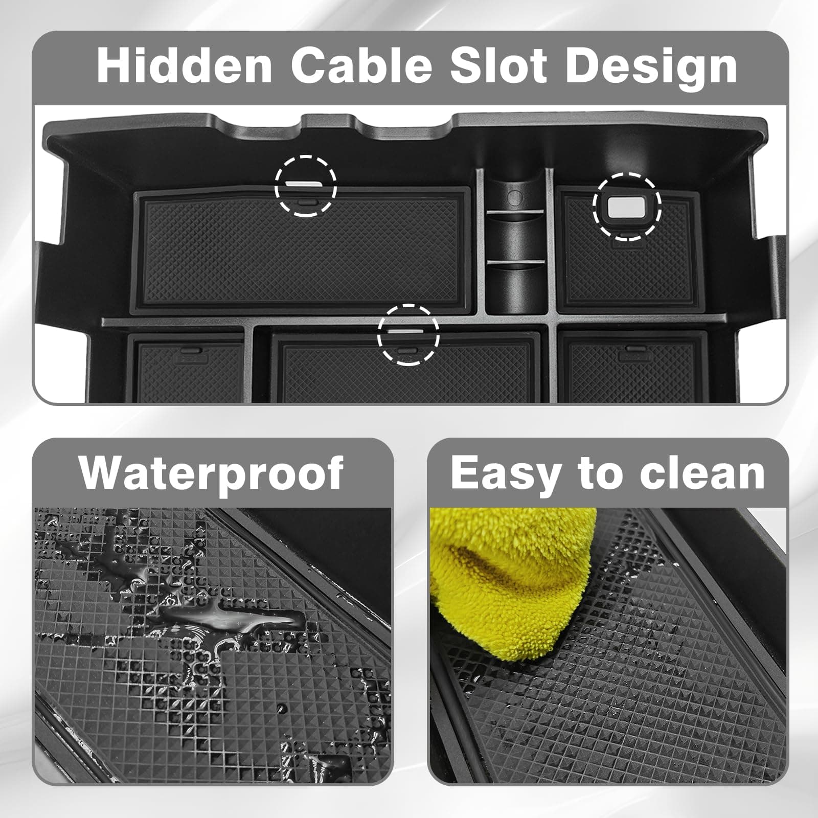 Center Console Organizer for Ford SuperDuty F-250 F350 F450 Trucks, photo 2 of 8