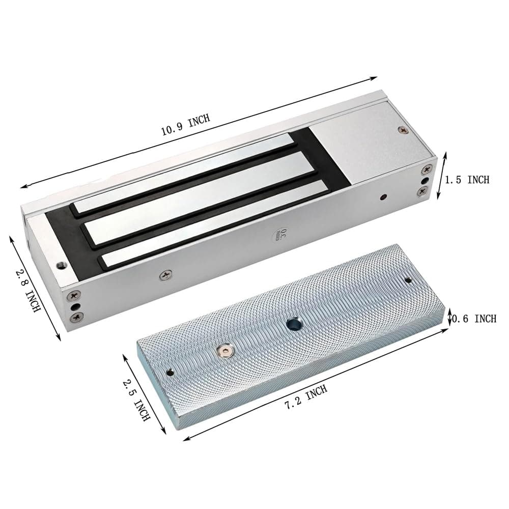 Electric Magnetic Door Lock L&Z Bracket Kit Access Control 12V 1200LBS 500KG, photo 2 of 7