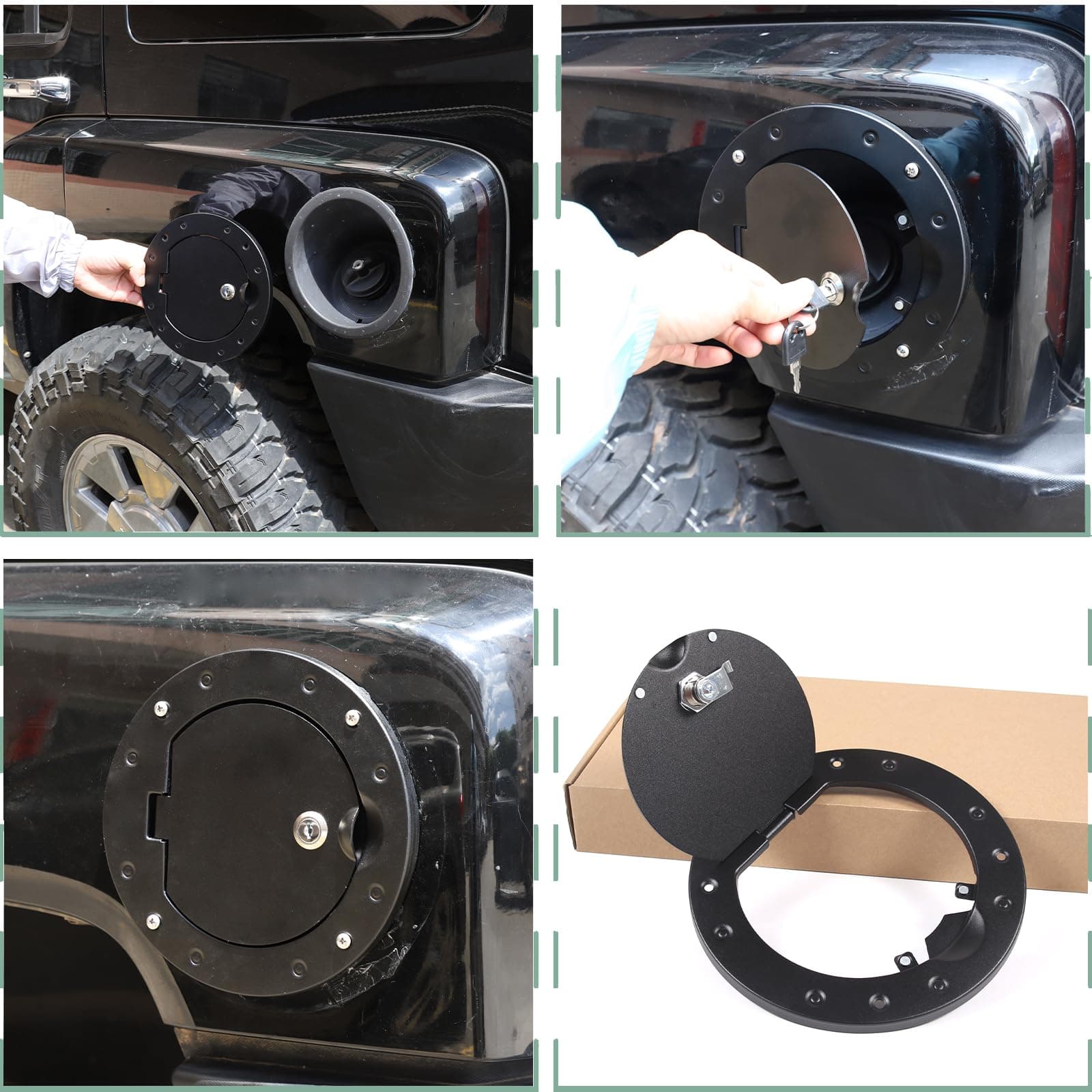 Hummer H3 Locking Fuel Door 2005-2009, photo 7 of 7