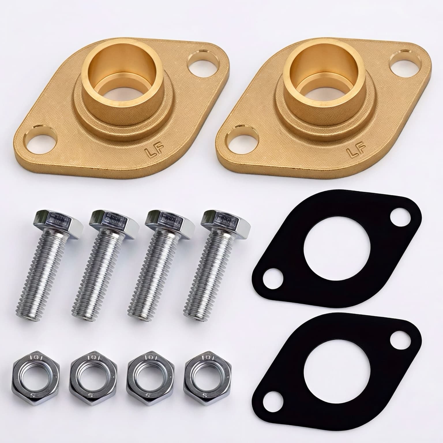 HYDRO MASTER Solid Brass Flange Kit for Radiant Heat 3/4" SWT
