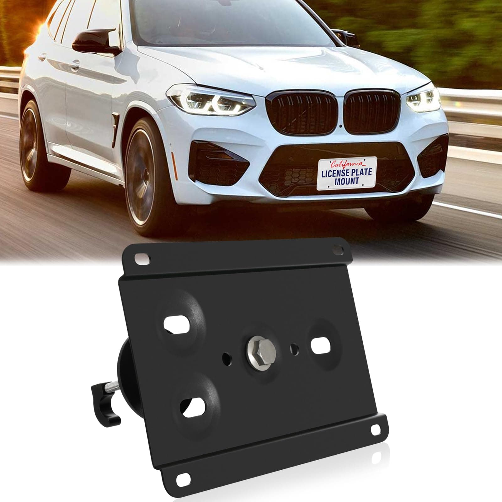 License Plate Grille Mount for BMW No Drill
