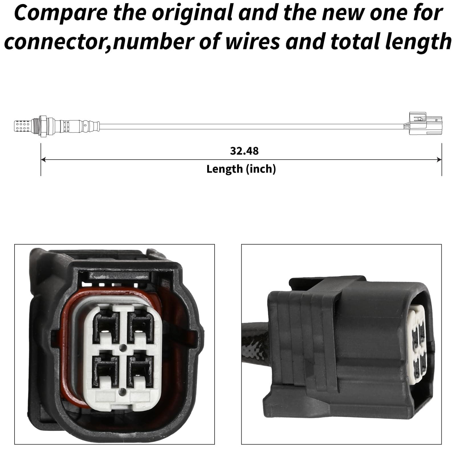 Oxygen Sensor for Honda CR-Z & Honda Insight Downstream 02, photo 2 of 6