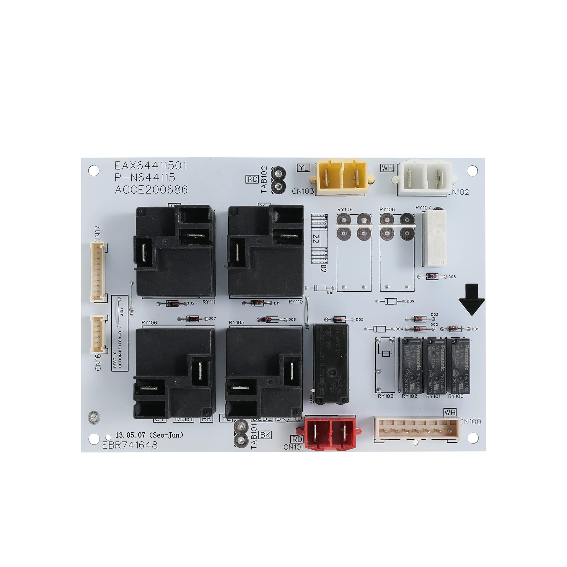 Relay Control Board for LG Range Oven EBR74164805 LRE3021ST LRE3083SW