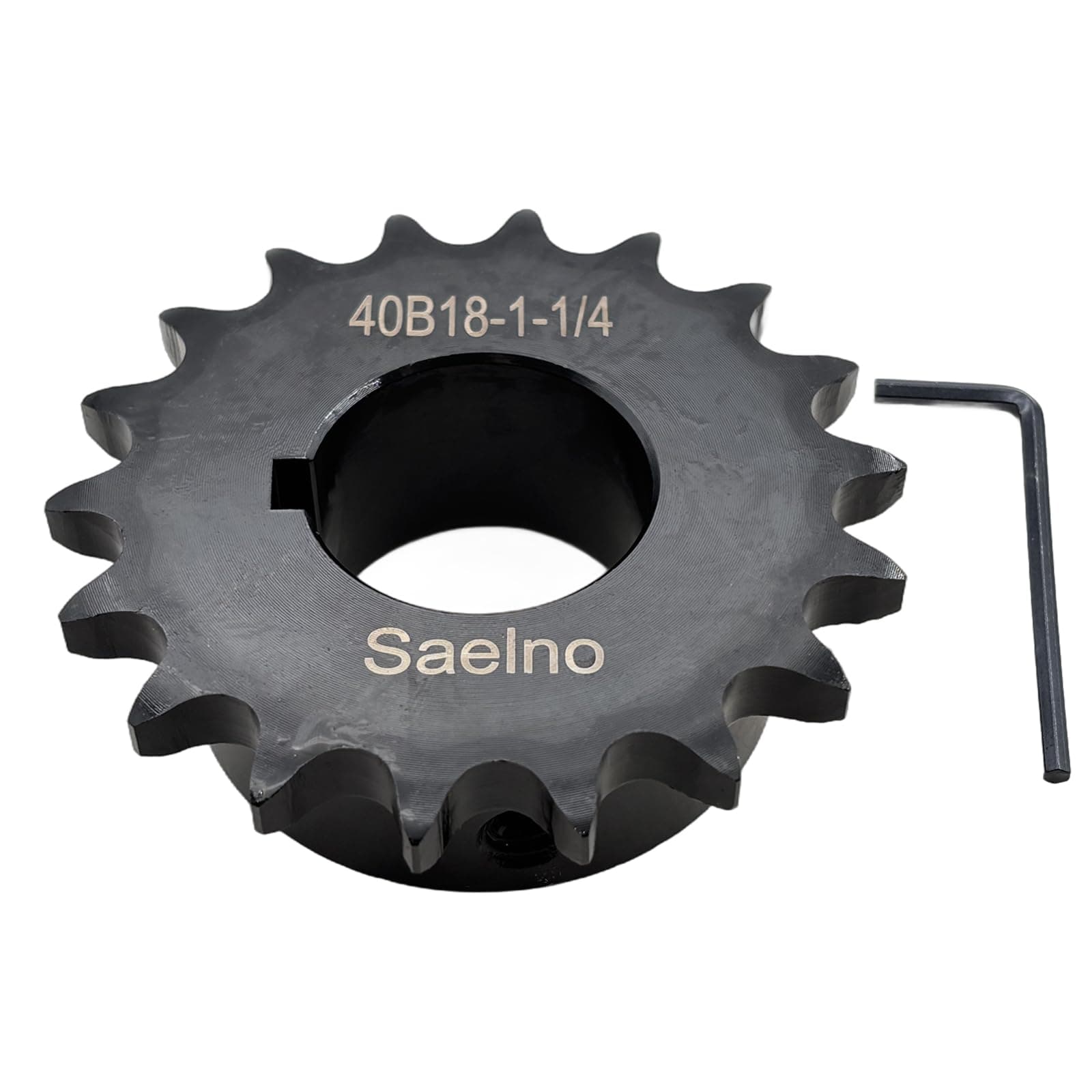 Roller Chain Sprocket Gear 18T Bore #40 Hardened Steel