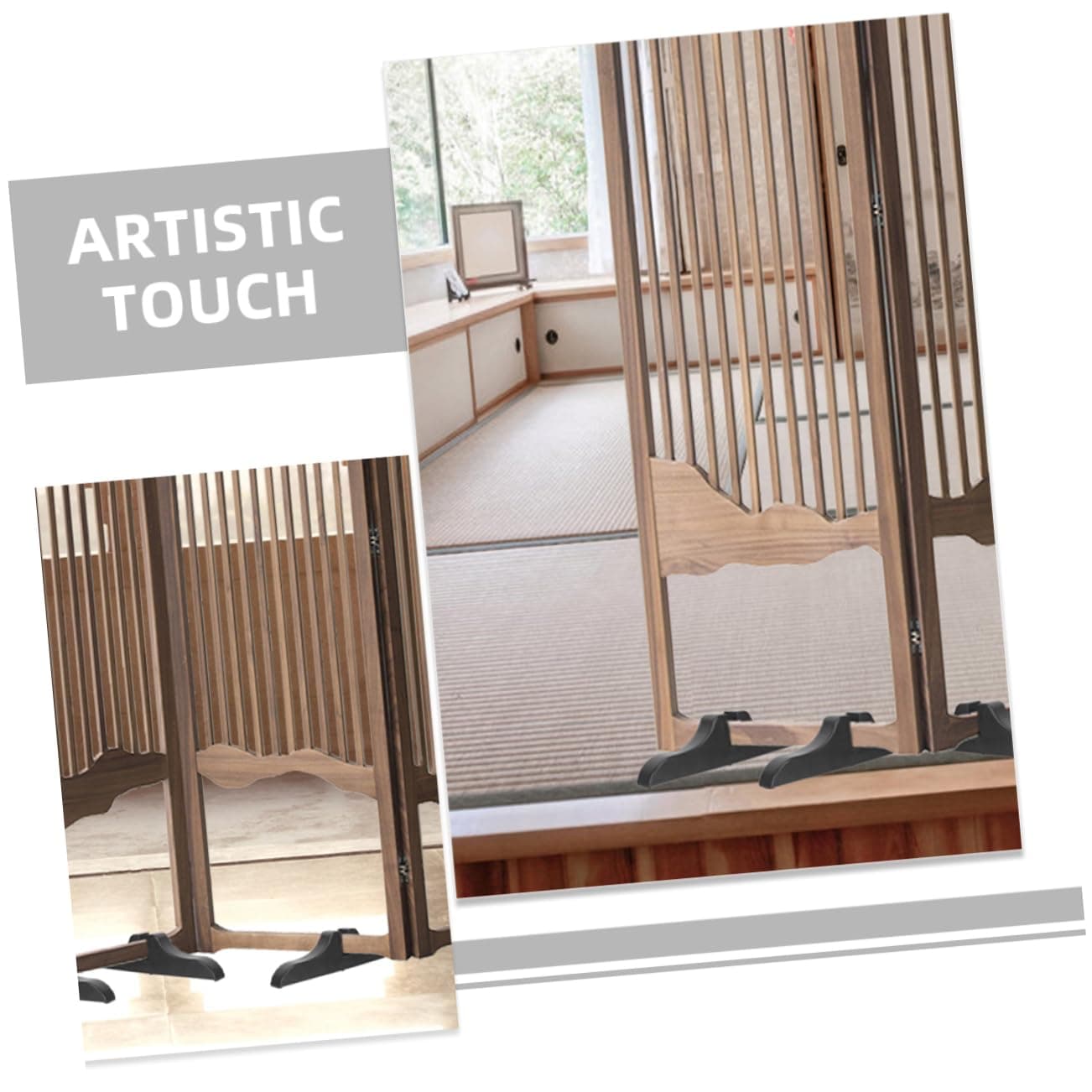 Room Divider Base/ Screen Partition Feet 11.8 Inch (4 Pack), photo 9 of 9
