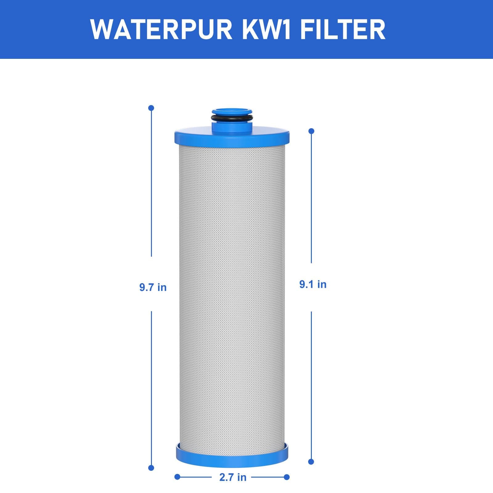 RV Water Filter 2.5x10" 2-Pack Replacement for RCS/FR1, photo 5 of 5