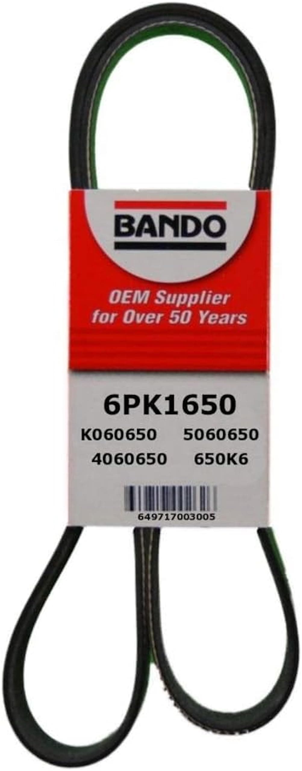Serpentine Drive Belt 6PK1650