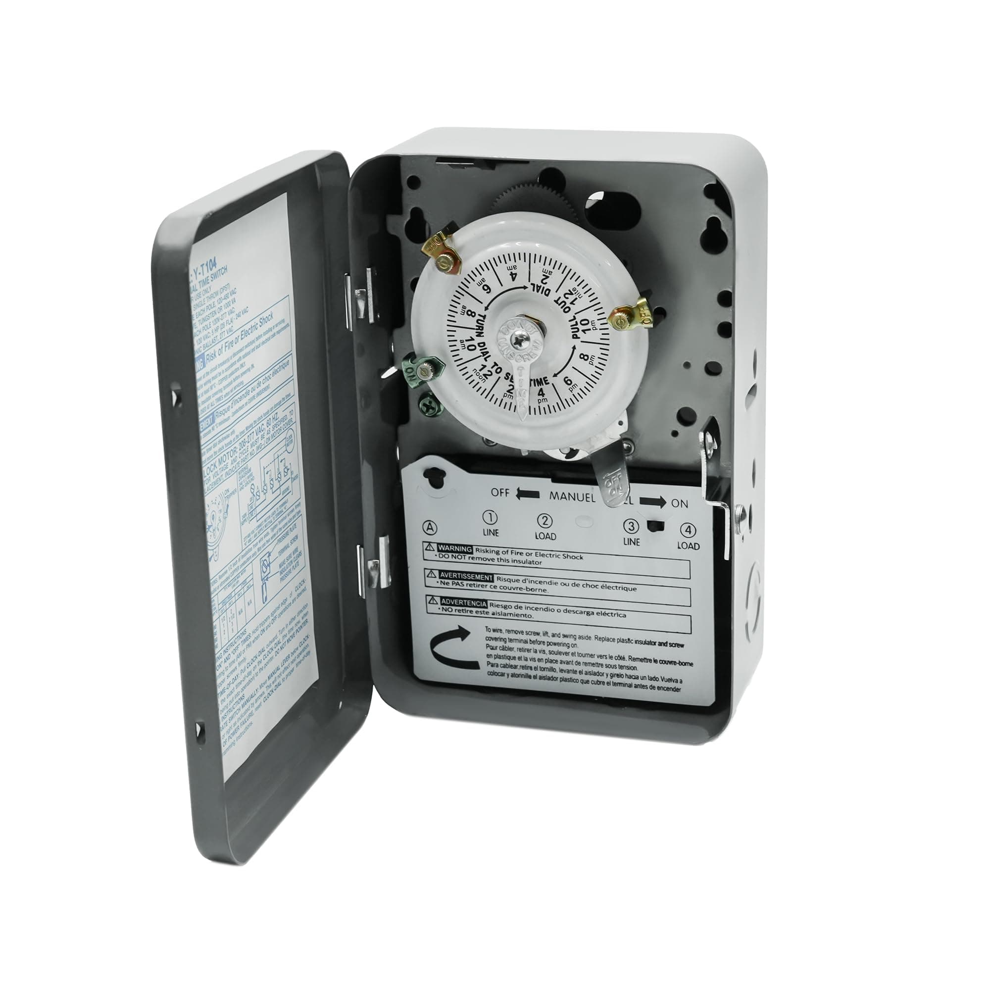 T104 Mechanical Timer Switch 240V 40A DPST