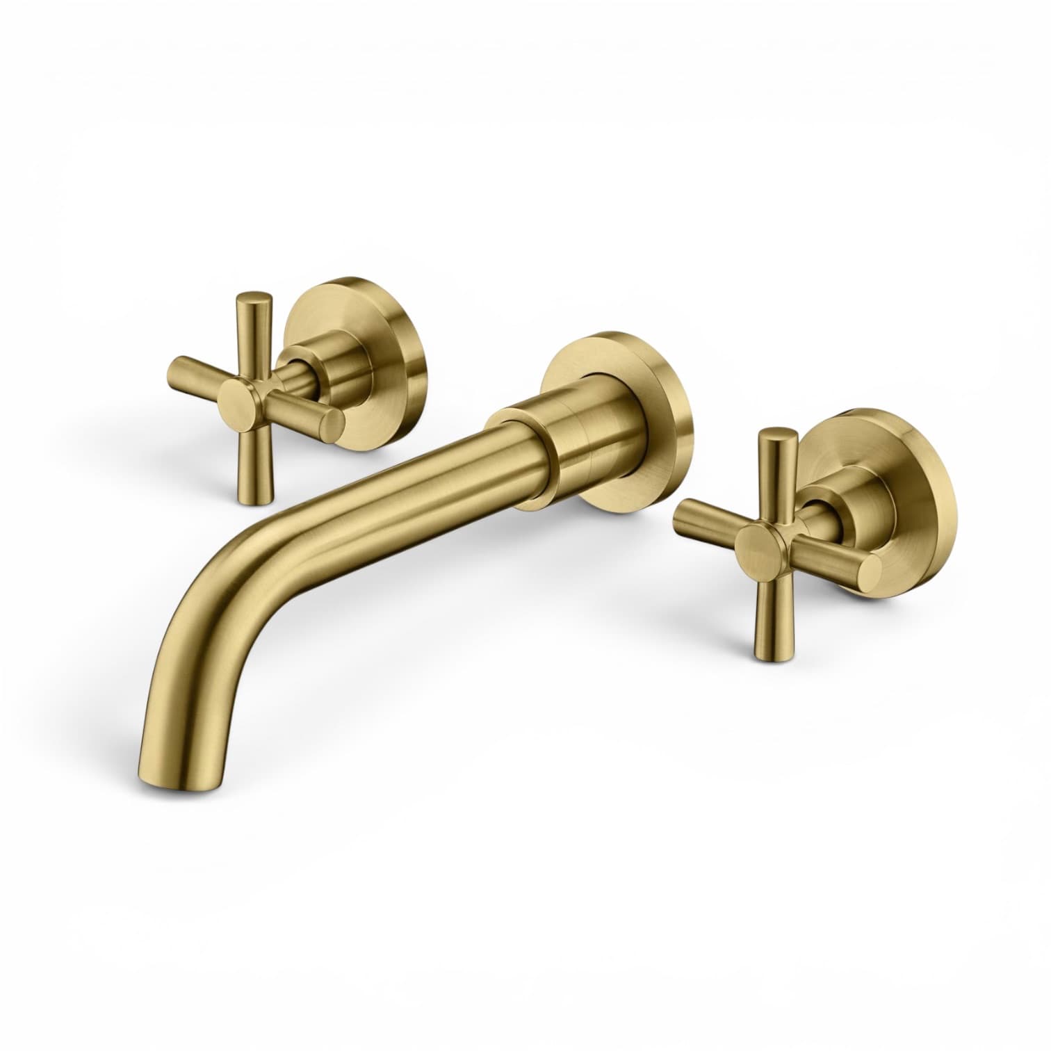Wall Mount Faucet - 2 Handle Cross