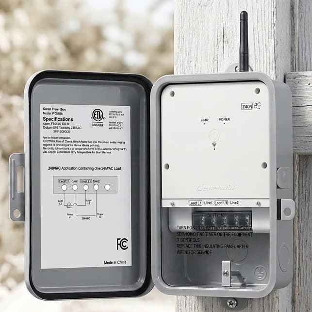 Z-Wave Smart Timer Switch 40A 240V Outdoor