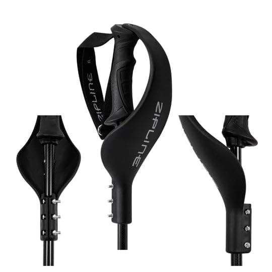 Zipline Ski Racing Hand Guards for 14-18mm Poles + Leki Adapter