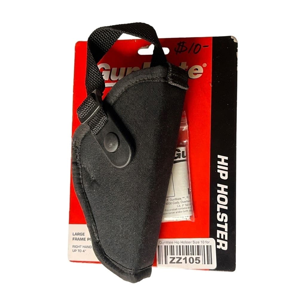 GunMate Hip Holster Size 10 for Large Frame Pistol - Right Hand