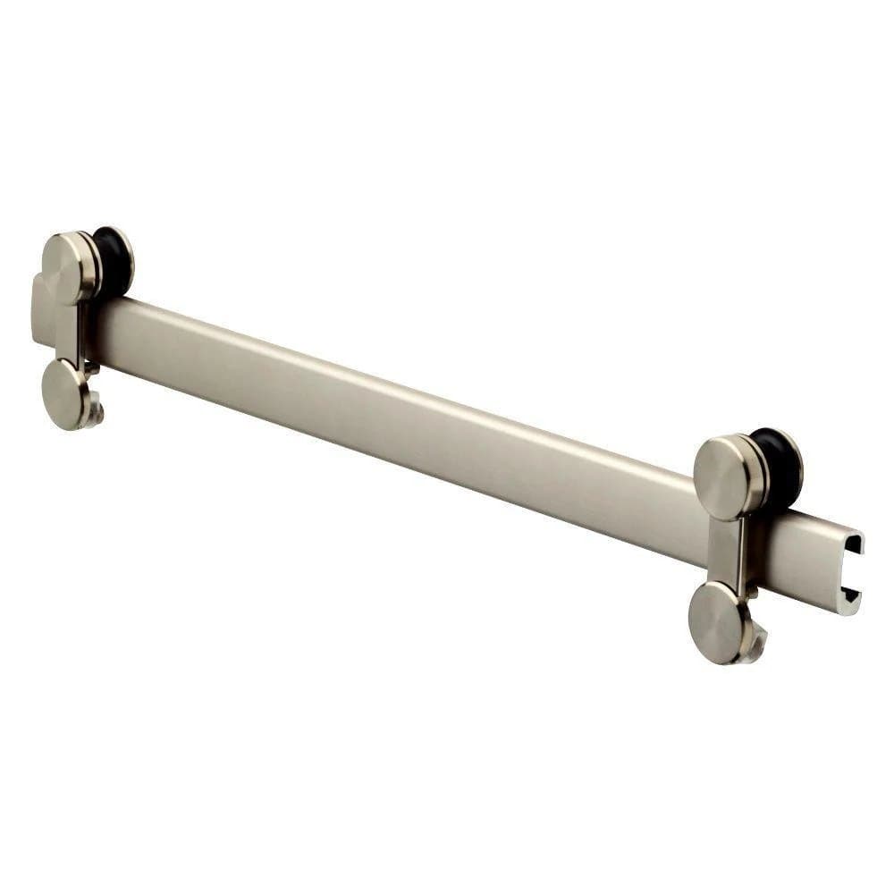 Sliding Bathtub Door Track Kit 60in - Delta Contemporary Brushed Nickel Barn Door