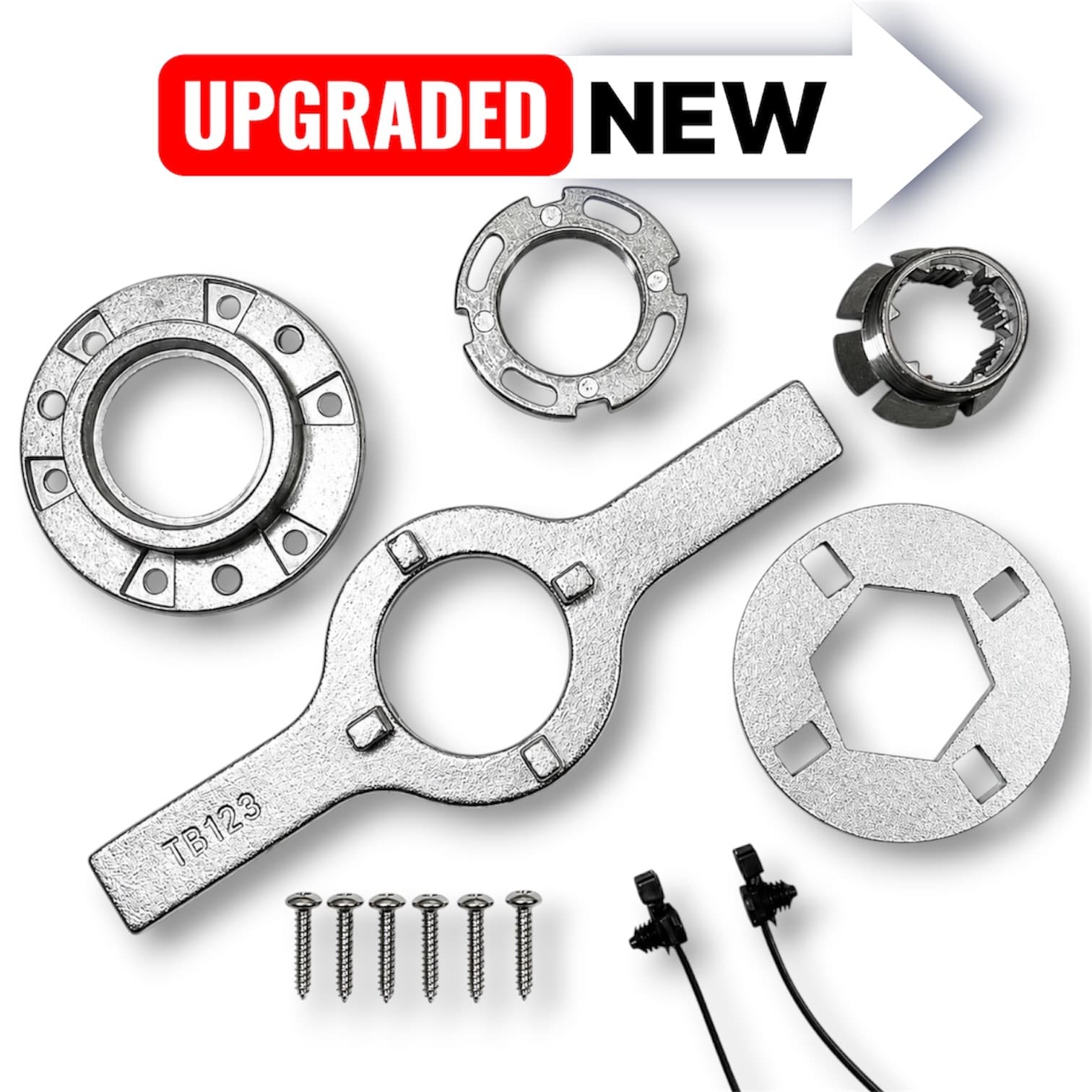 Whirlpool Washing Machine Hub & Spanner Wrench TB123A W10324651